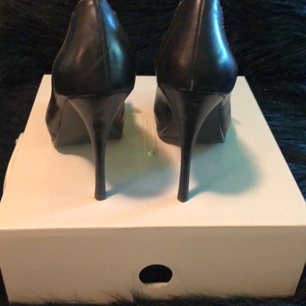 Dark Gray Pumps - image 3